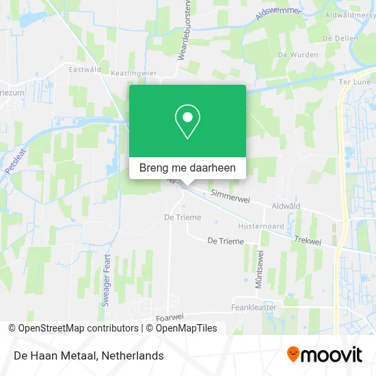 De Haan Metaal kaart