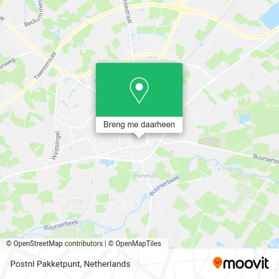 Postnl Pakketpunt kaart
