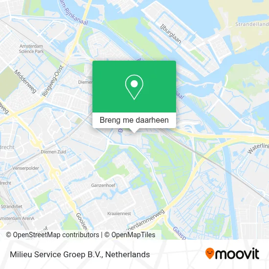 Milieu Service Groep B.V. kaart