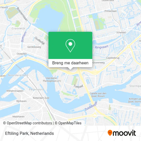 Eftiling Park kaart