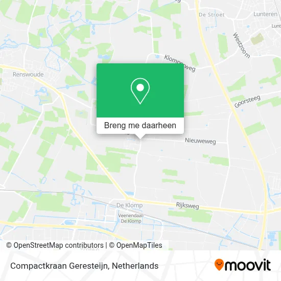 Compactkraan Geresteijn kaart