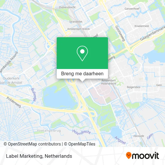 Label Marketing kaart