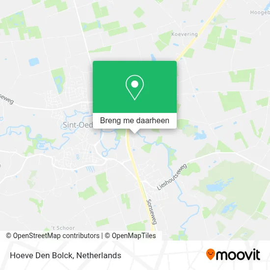 Hoeve Den Bolck kaart