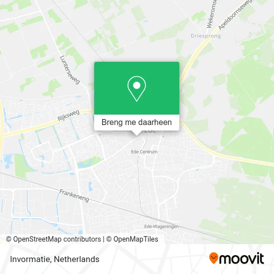 Invormatie kaart