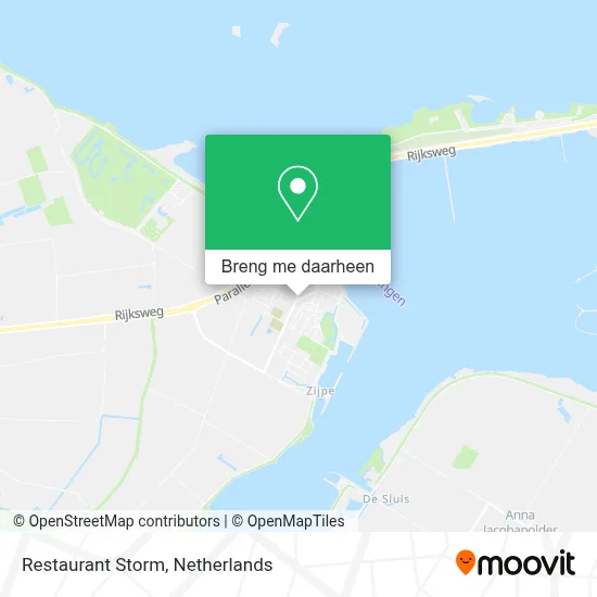 Restaurant Storm kaart