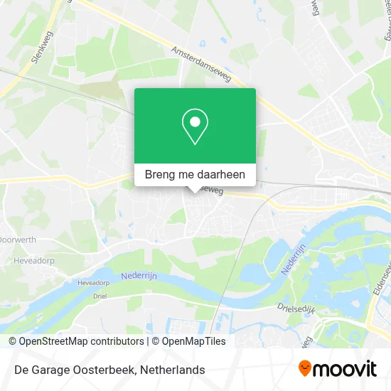De Garage Oosterbeek kaart