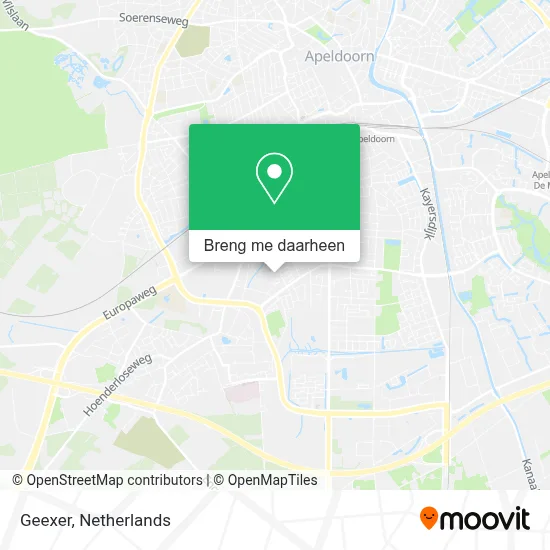 Geexer kaart