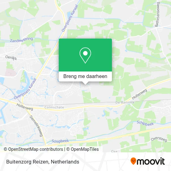 Buitenzorg Reizen kaart