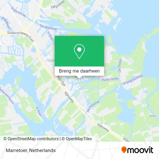 Marretoer kaart