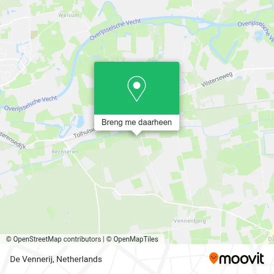 De Vennerij kaart