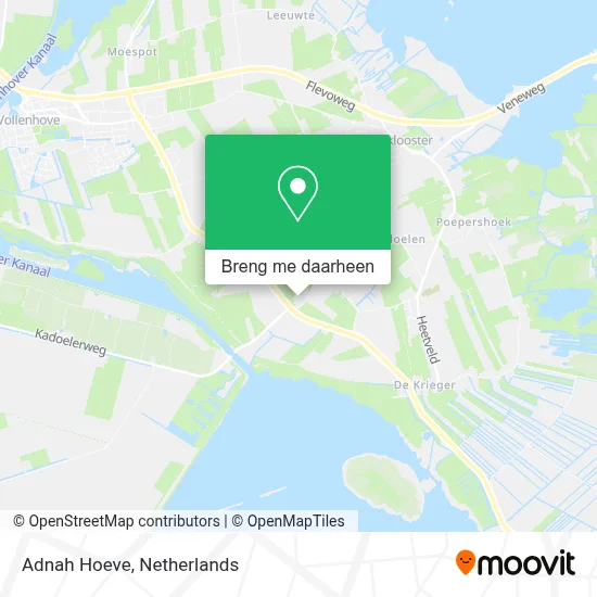 Adnah Hoeve kaart