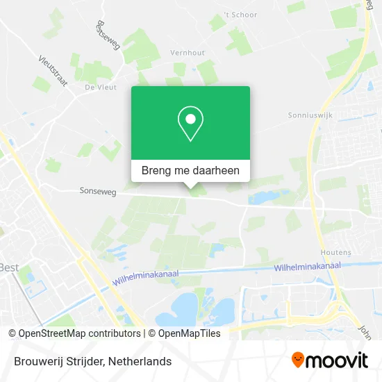 Brouwerij Strijder kaart