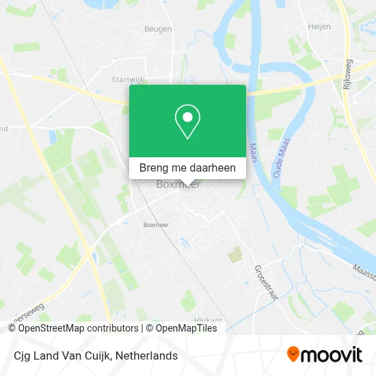 Cjg Land Van Cuijk kaart