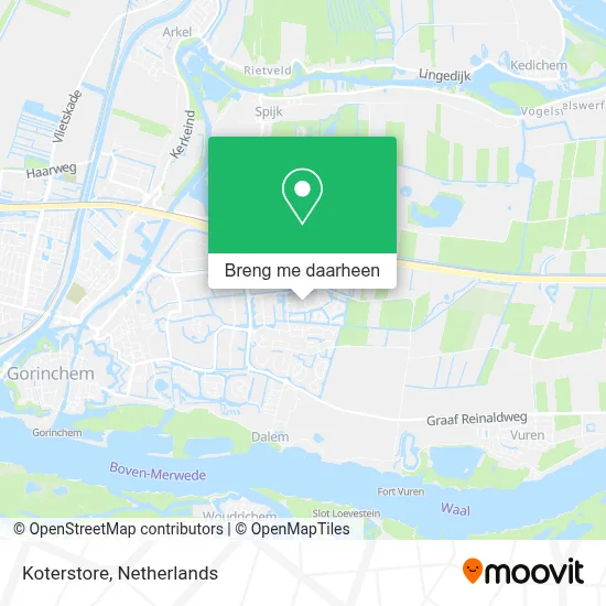 Koterstore kaart