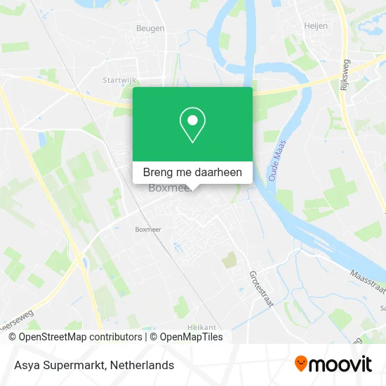 Asya Supermarkt kaart