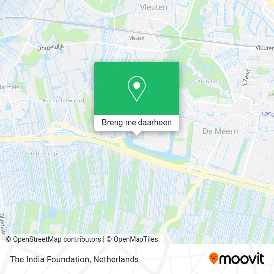 The India Foundation kaart