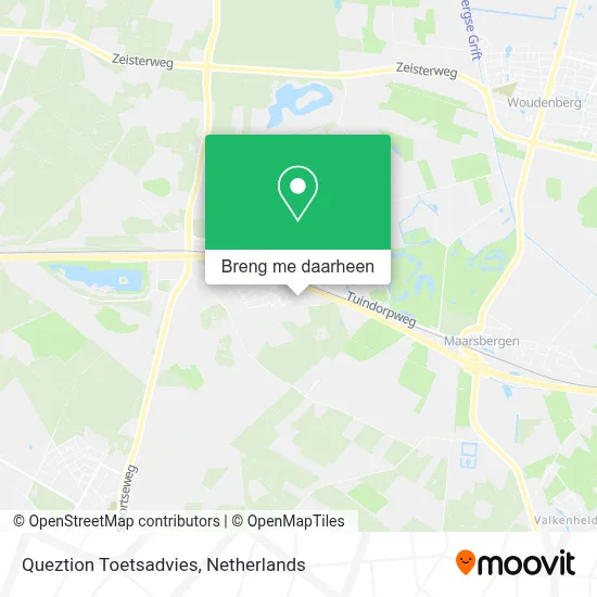Queztion Toetsadvies kaart