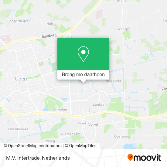 M.V. Intertrade kaart