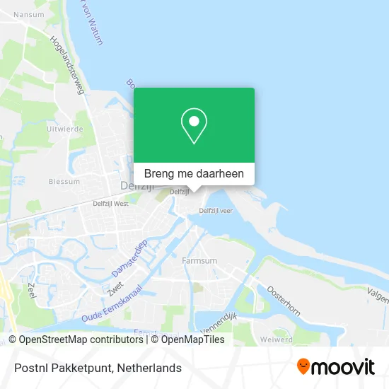 Postnl Pakketpunt kaart