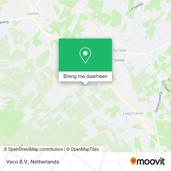 Veco B.V. kaart