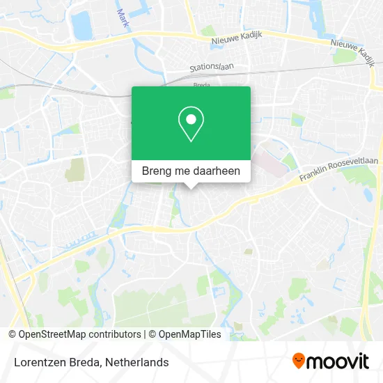 Lorentzen Breda kaart