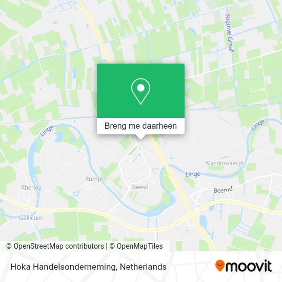 Hoka Handelsonderneming kaart