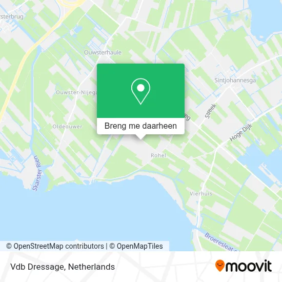 Vdb Dressage kaart
