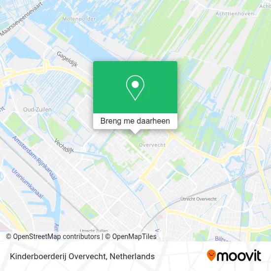Kinderboerderij Overvecht kaart