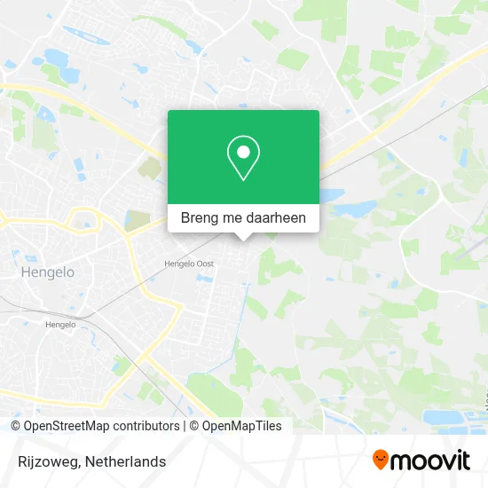 Rijzoweg kaart