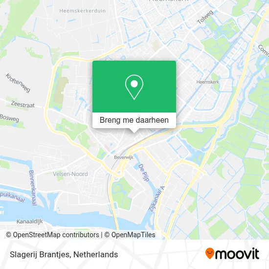 Slagerij Brantjes kaart