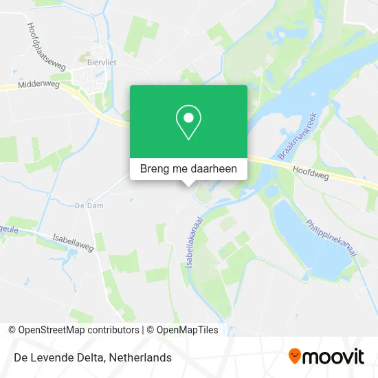 De Levende Delta kaart