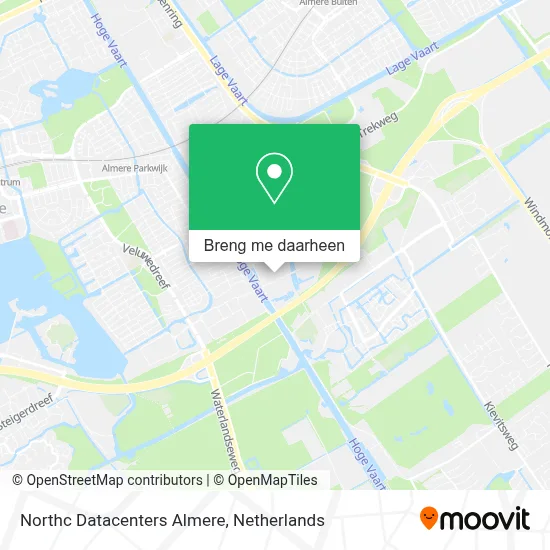 Northc Datacenters Almere kaart