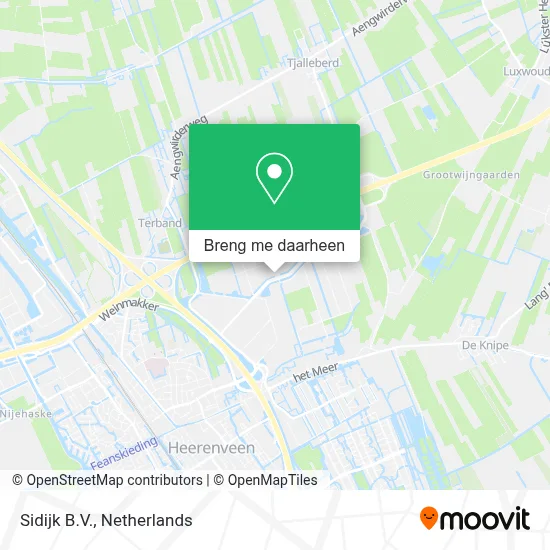 Sidijk B.V. kaart