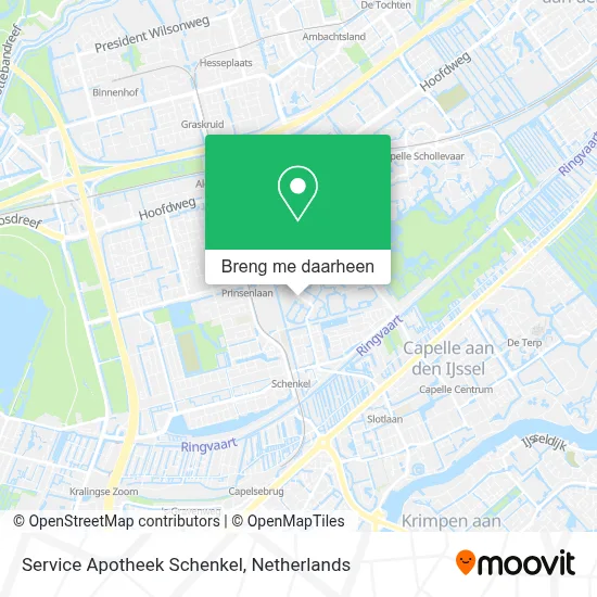 Service Apotheek Schenkel kaart