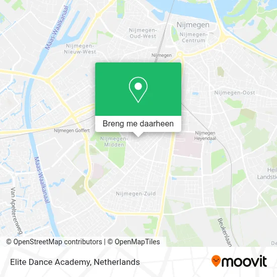 Elite Dance Academy kaart