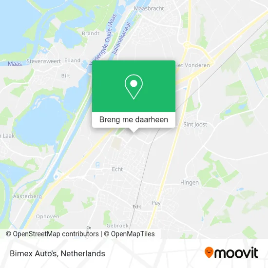 Bimex Auto's kaart