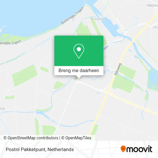 Postnl Pakketpunt kaart