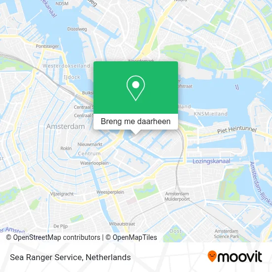 Sea Ranger Service kaart