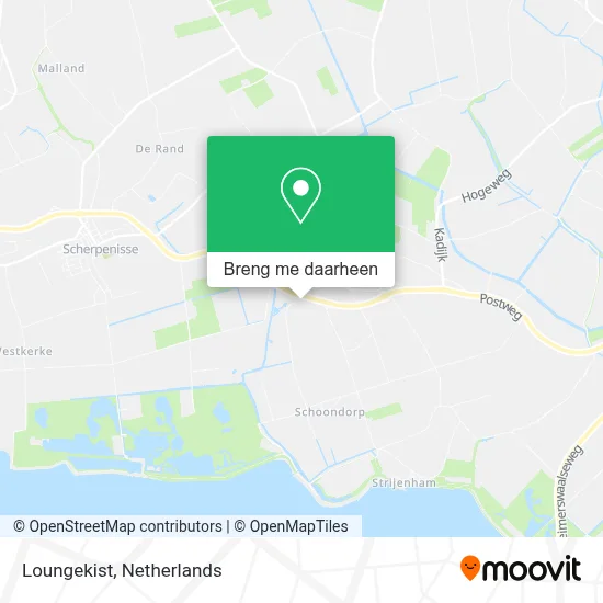 Loungekist kaart