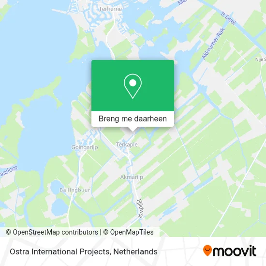 Ostra International Projects kaart