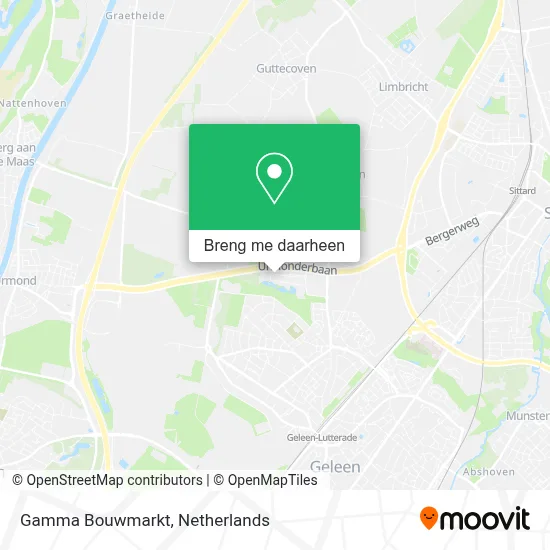 Gamma Bouwmarkt kaart
