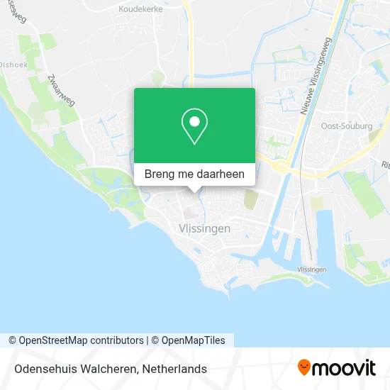 Odensehuis Walcheren kaart