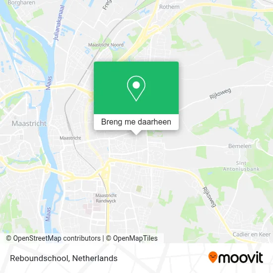 Reboundschool kaart