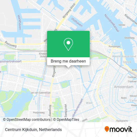 Centrum Kijkduin kaart