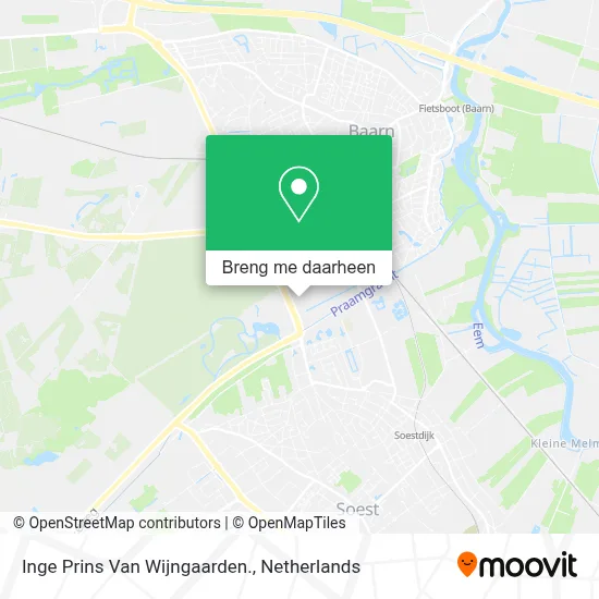 Inge Prins Van Wijngaarden. kaart