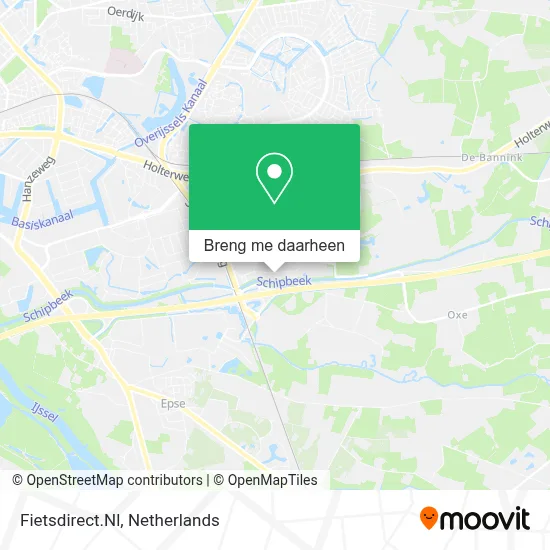 Fietsdirect.Nl kaart