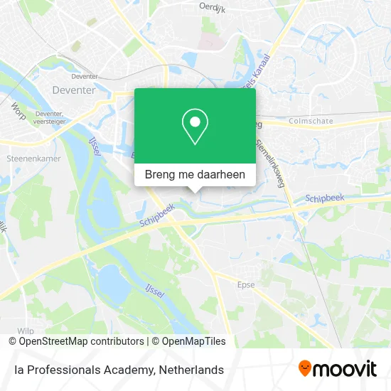 Ia Professionals Academy kaart
