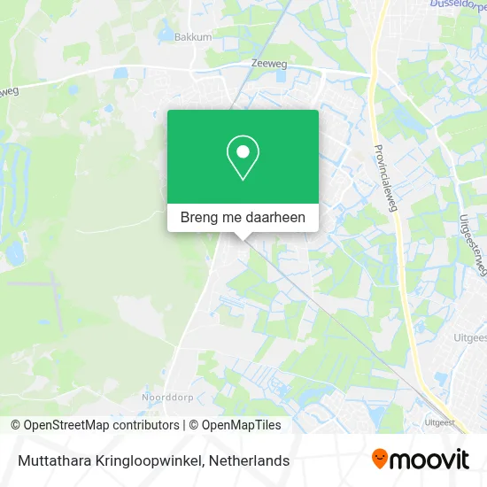 Muttathara Kringloopwinkel kaart