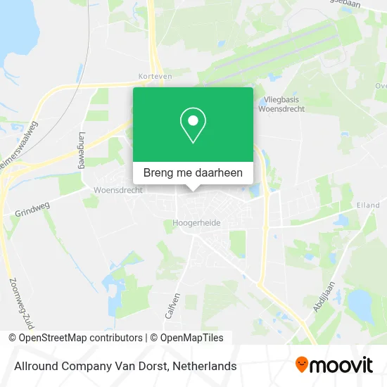 Allround Company Van Dorst kaart