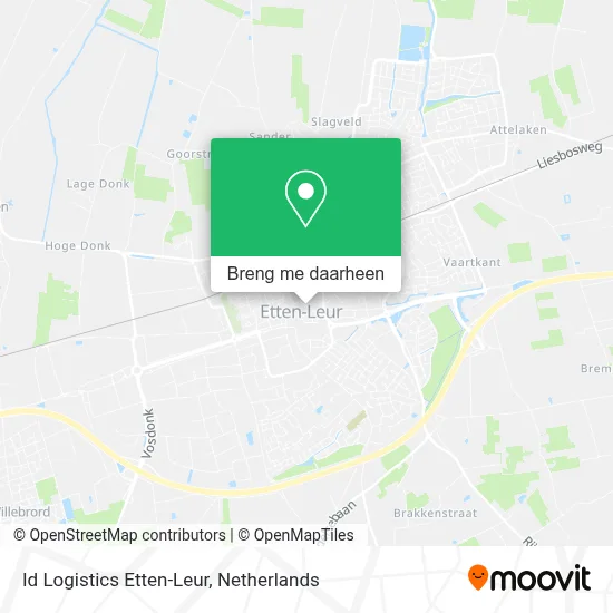Id Logistics Etten-Leur kaart